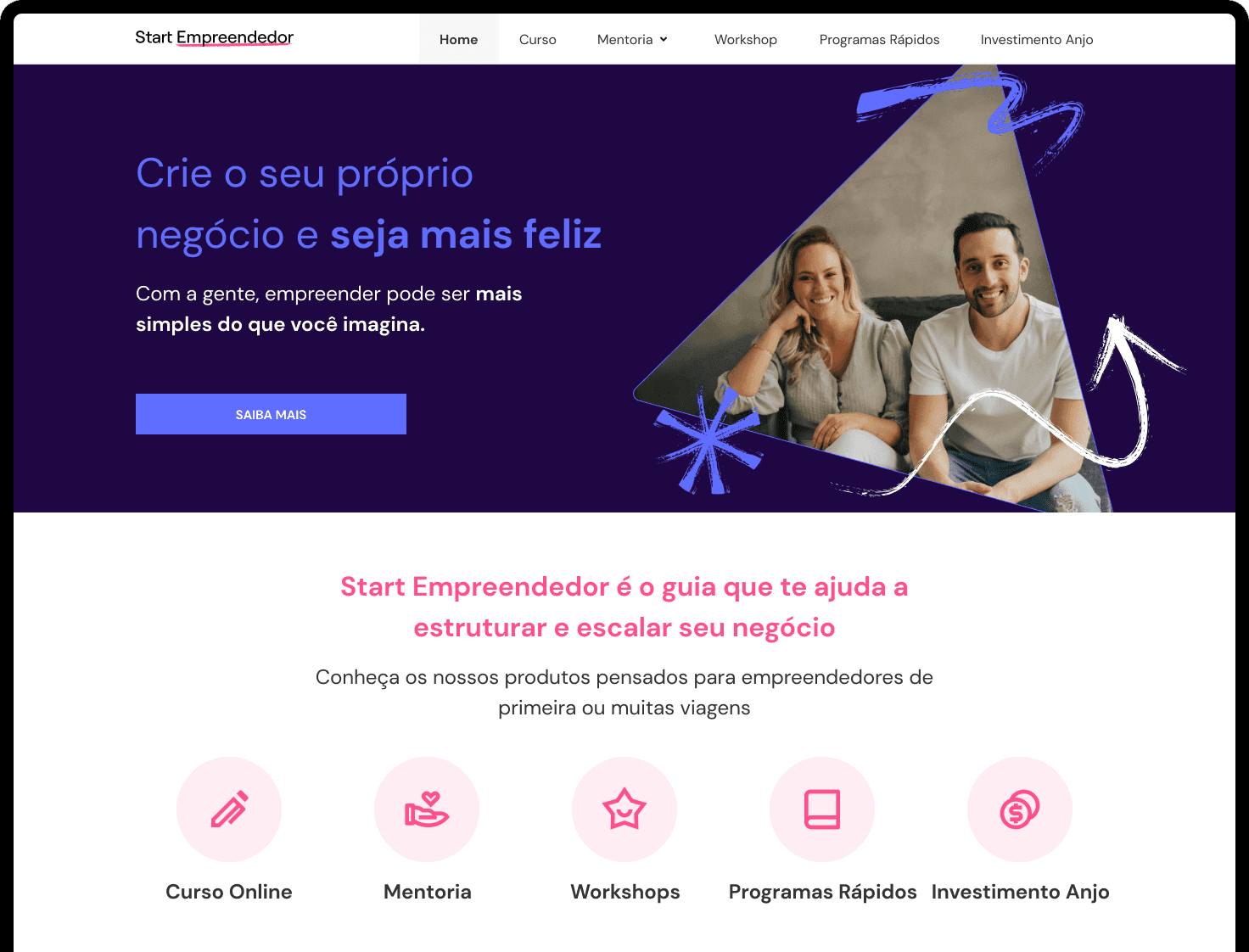 Home do site Start Empreendedor